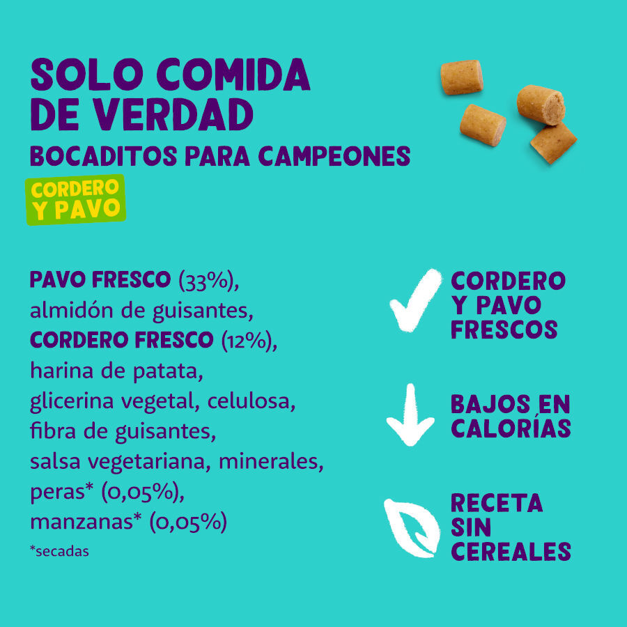 50 g Edgard & Cooper Bocaditos Mini de Cordero y Pavo para perros, , large Imagen numero 5